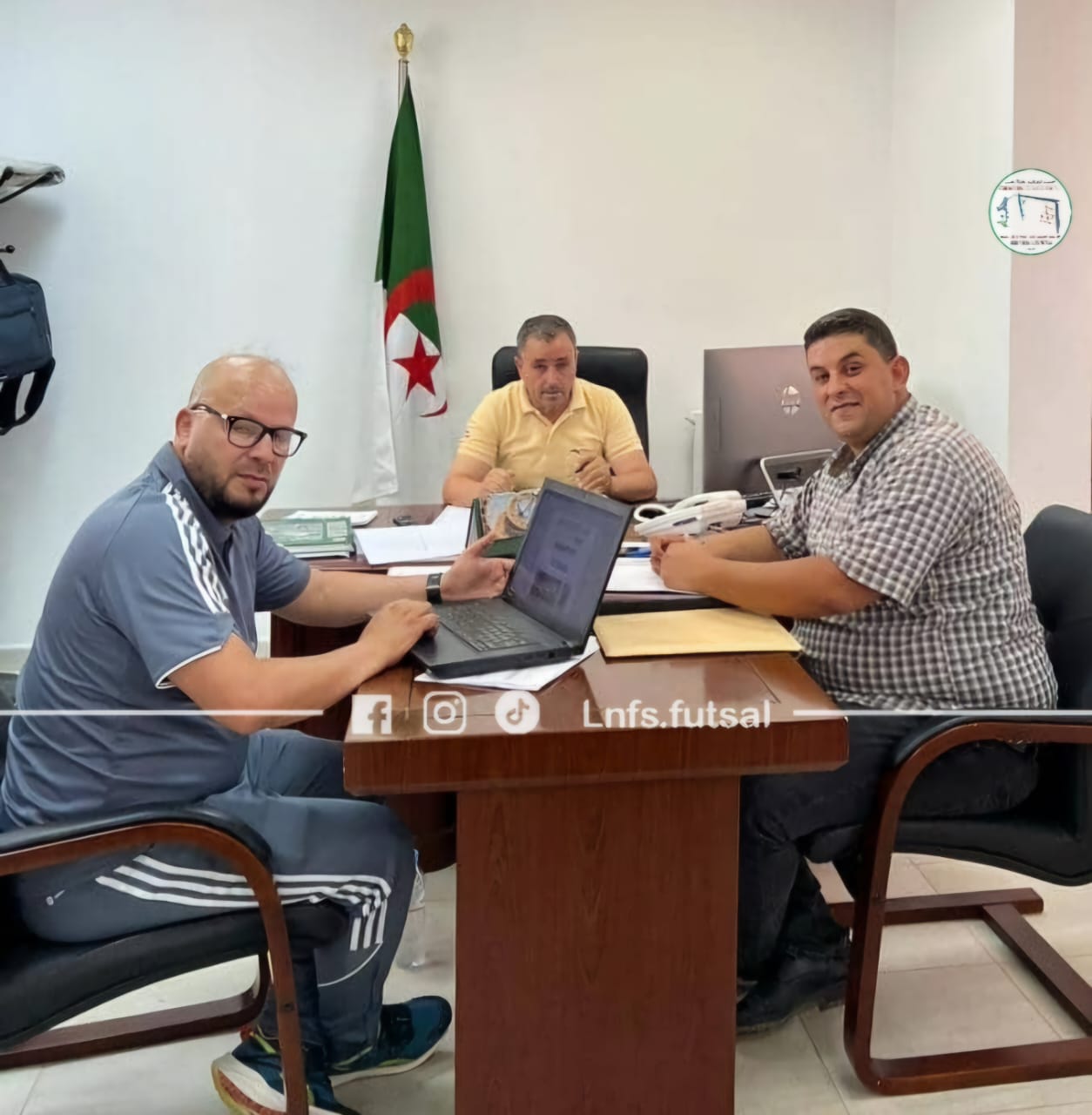 اجتماع عمل مع السيد المدير الفني الوطني