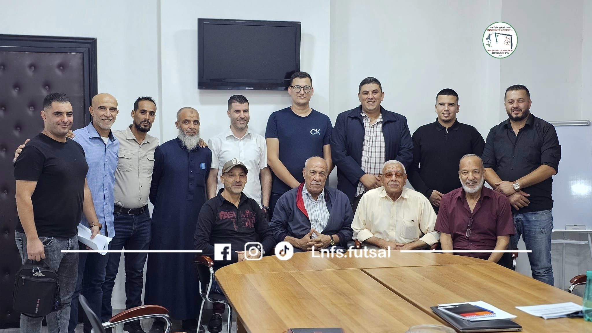 اجتماع عمل و تنسيق مع أندية القسم الوطني الثاني