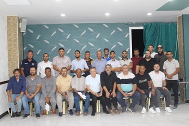 اجتماع تنسيقي مع أندية القسم الوطني الأول